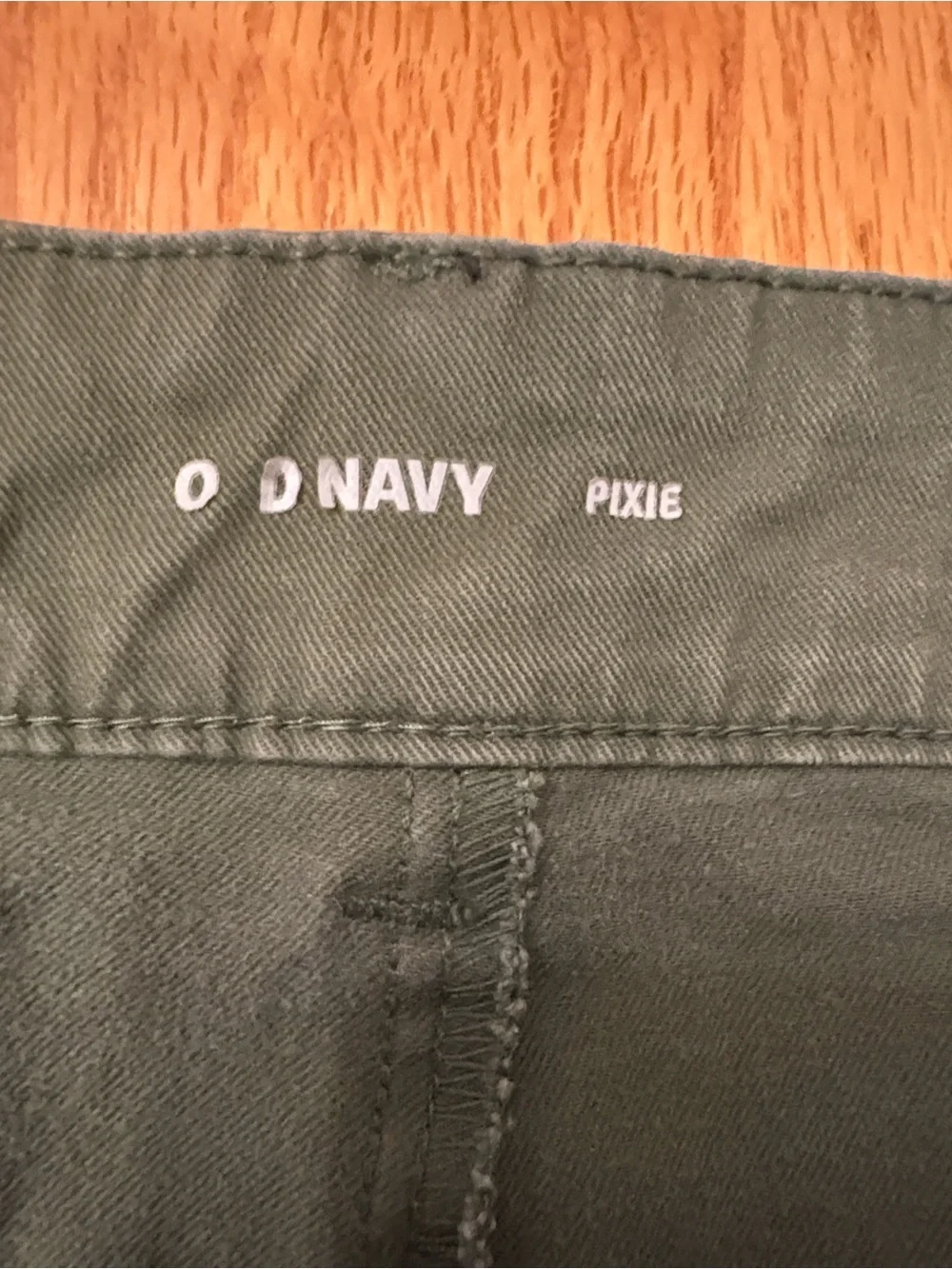 Old Navy Olive Green Pixie Pants